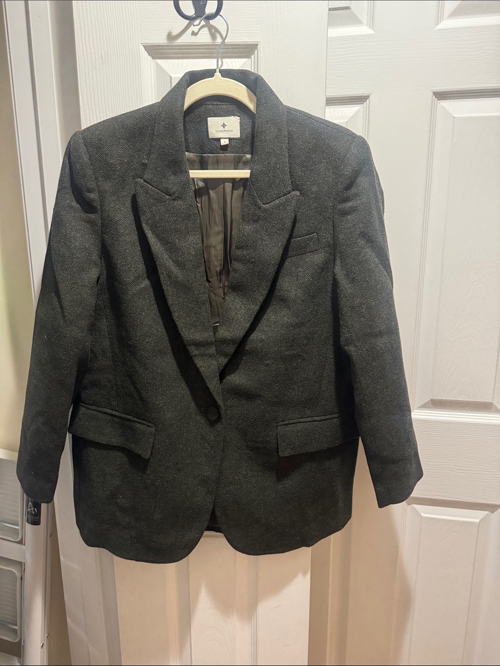 Tuckernuck “Leo” Blazer - Dark Green/Olive Tweed